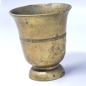 Kellokoski-Mariefors Vintage Brass Mortar & Pestle